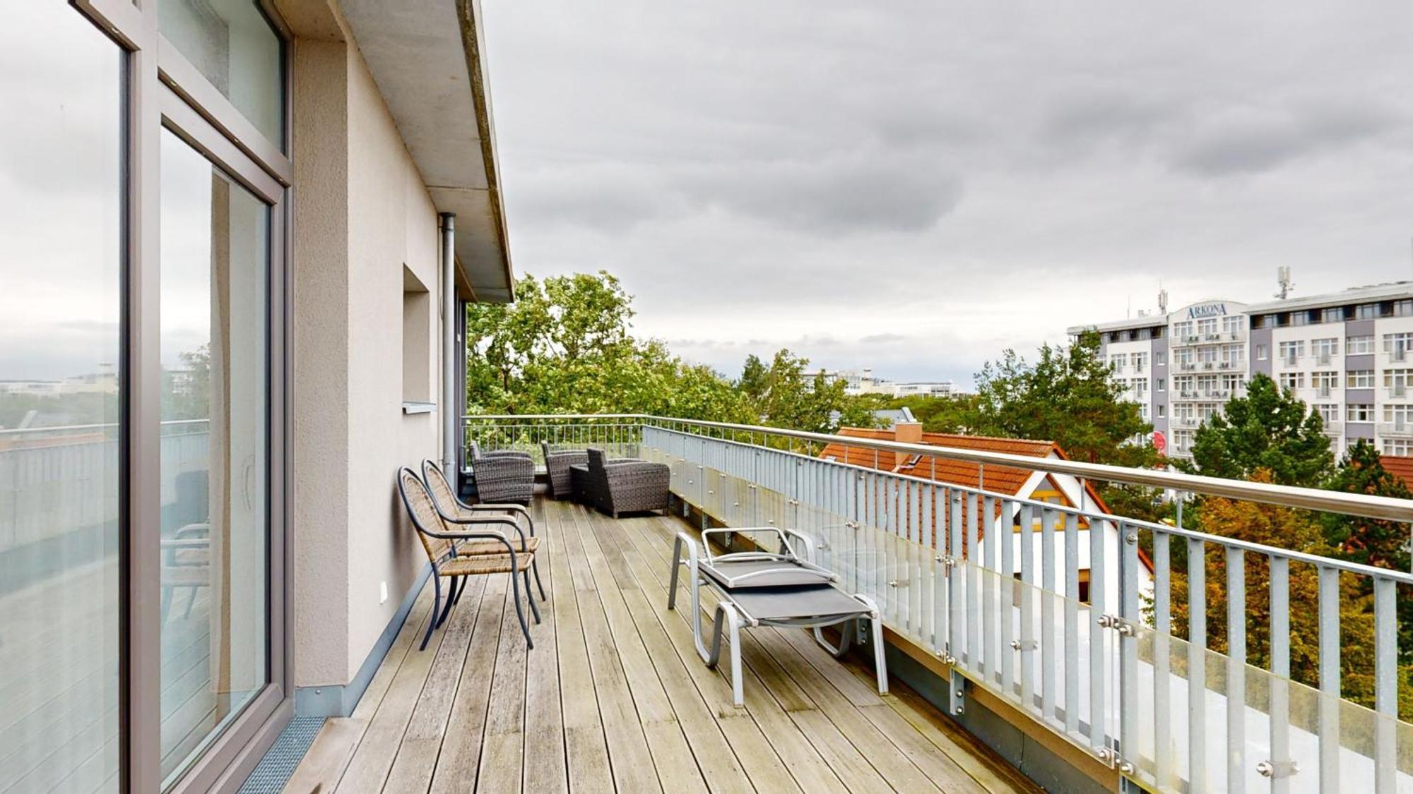 Duenenresort In Binz, Strandnahe Und Moderne Fewos Mit Balkon, Teilweise Mit Meerblick, Eksteriør billede